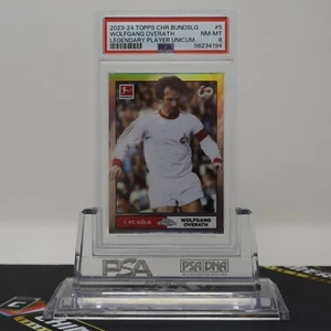 PSA 8 NM-MT Wolfgang Overath Legendary Player #5 2023-24 Topps CHR Bundesliga - Picture 1 of 2