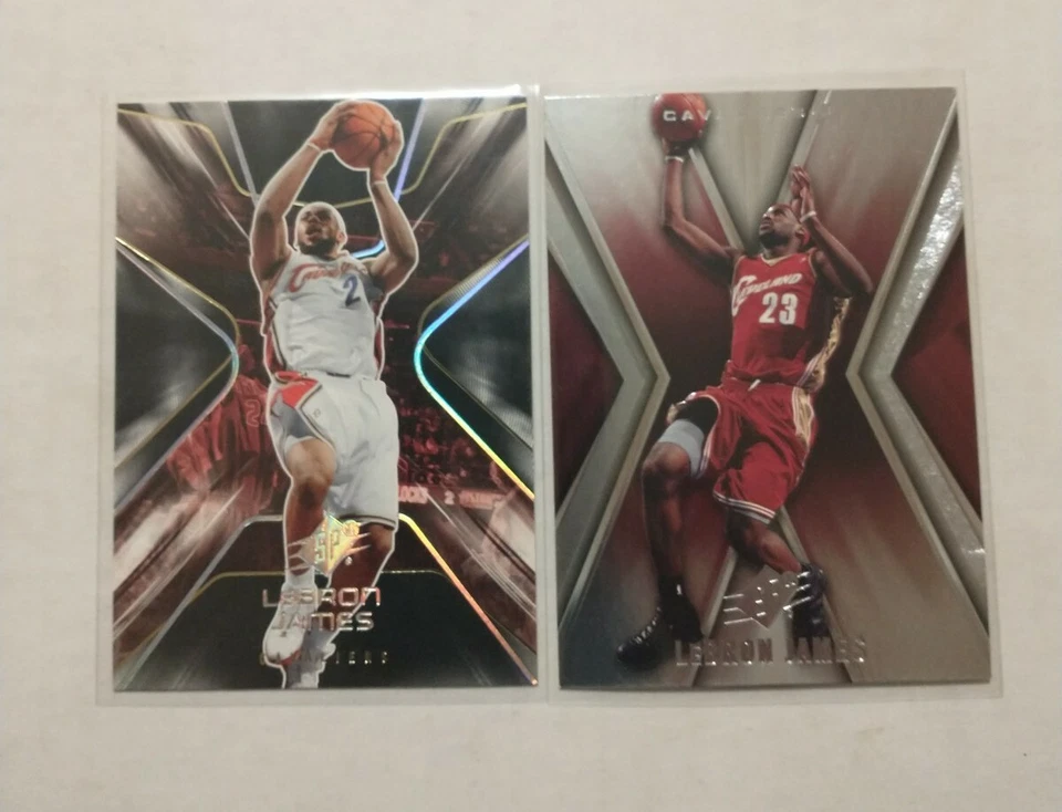 🔥Lebron James🔥 Lot of (2) Cards  *2005-06 NBA SPX and *2006-07 NBA SPX MINT👀 - Image 1 of 2