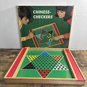 Vintage 70s Brio of Sweden Chinese Checkers Game Kina Spelet Retro Classic Notes - Picture 1 of 18