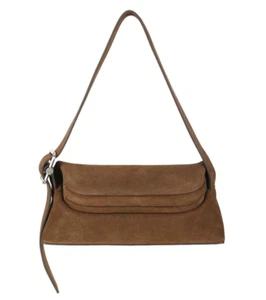 OSOI Folder Brot Nubuck Brown - Borsa a tracolla in pelle Made in Korea / Veloce - Foto 1 di 7
