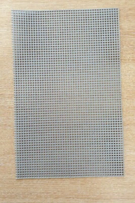  7 Count Plastic Mesh Canvas 10 x 6" - Cross Stitch Kids Craft Sewing Supplies - Image 1 of 4