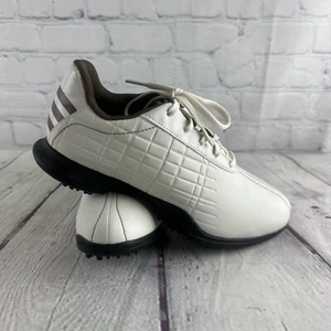 Scarpe da golf Adidas Driver May Z donna marrone crema taglia 7 punte 675583 nuove senza scatola - Foto 1 di 8