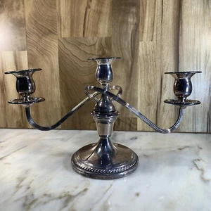 Vintage FB Rogers Silver Plate 3 tier Candle Holder - Picture 1 of 5