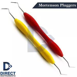 2Pcs Dental Mortenson Plugger Condenser Composite Filling Cavity Silicone Handle - Picture 1 of 4