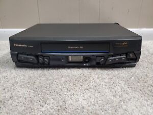 Panasonic VCR VHS Player PV-8200 Blueline Tested Working Missing Faceplate