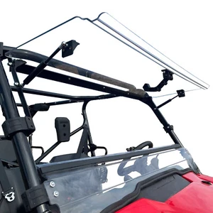 For Honda Pioneer 1000 /1000-5 UTV Flip Windshield 2016-2025 w/Gas Spring - Picture 1 of 15