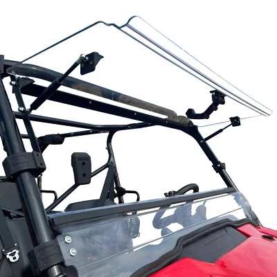 For Honda Pioneer 1000 /1000-5 UTV Flip Windshield 2016-2025 w/Gas Spring - Image 1 of 4
