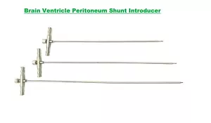 Introduttore shunt ventricolo cerebrale peritoneo per neurochirurgia set di 3 strumenti - Foto 1 di 7