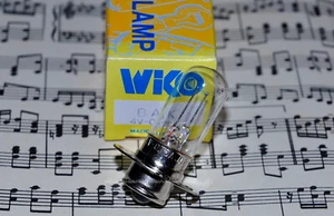 ★AV/PHOTO LAMP WIKO JAPAN  BAK 4 V 3W P15S30A PER 16 mm (Elmo, RCA, B&H)★ - Imagen 1 de 3