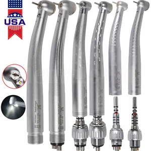 Dental High Speed / Fiber Optic LED Air Turbine Handpiece 2/4/6-Hole - Picture 1 of 21