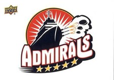 2014-15 Upper Deck AHL NORFOLK ADMIRALS Logo Sticker #16 Ducks