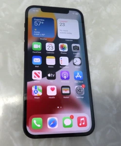 Apple Iphone 12 64GB Czarny (odblokowany) Oryginał - Dobrze używany - 98% biustonosz - Zdjęcie 1 z 7