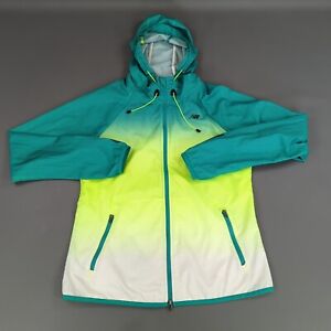 New Balance Jacket Womens Medium Green windbreaker winter warm track Size M