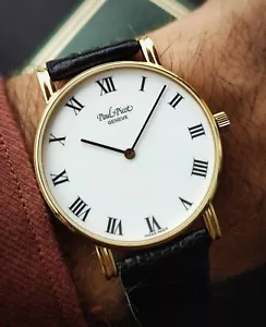 Orologio Paul Picot Geneve 1018 ultra thin, a classy dress Watch quartz 34 Mm - Bild 1 von 21