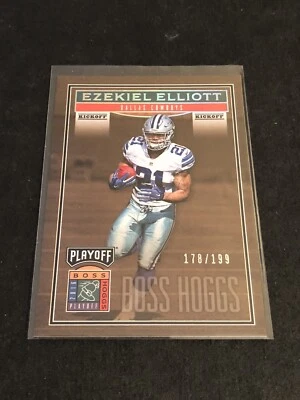 2016 Ezekiel Elliott Boss Hoggs RC #d 178/199 Cowboys!  - Image 1 of 2