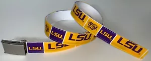 Louisiana State University Fighting Tigers BELT NCAA Fan Game Gear College LSU - Picture 1 of 2