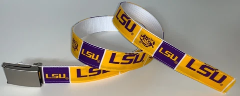 Louisiana State University Fighting Tigers BELT NCAA Fan Game Gear College LSU Cover