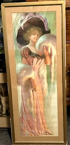 1910 Clay Robinson & Co. Live Stock Commission Yard Long Everett Johnson Lady - Bild 1 von 11