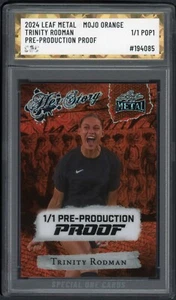 2024 LEAF METAL TRINITY RODMAN PRE-PRODUCTION PROOF SOC POP1 1/1 AUTHENTICATED - Bild 1 von 2