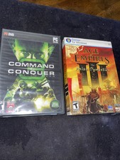 factory sealed Age of Empires and Command & Conquer Vintage PC Games