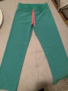 Figs Women's Size Small  Scrub Pants-Surgical Green Livingston Basic Scrub Pants
