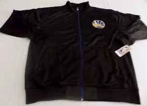 Chaqueta Reflectante Golden State Warriors 2XL Negra Bordada Logotipos NBA - Imagen 1 de 4