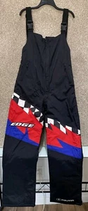 Polaris Edge Womens Black Insulated Ski Snowmobile Pants Bib Overalls Size Small - Picture 1 of 21
