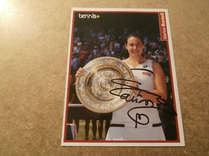 MARION BARTOLI, AUTOGRAPH - SIGNED ROOKIE CARD TENNIS MAGAZINE, COLLECTOR #JT29