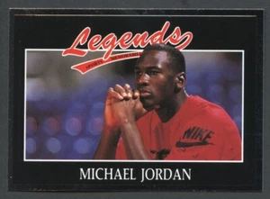 1991 Legends Sports Memorabilia Inc #11 Michael Jordan Silver Foil Border - Picture 1 of 2