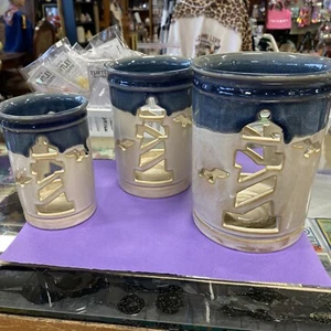 Retired Yankee Candle Tiered Nautical Lighthouse Votive Teelicht SET 3 ❤️blt10m3 - Bild 1 von 19