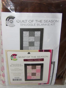 Snuggle Blankie Kit, Tweet Paisley, Quilt of the Season, 30.5 inch x 36 inch - Picture 1 of 3