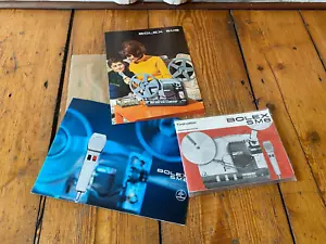 Bolex SM8 Tonprojektor Manual Betriebsanleitung und Prospekte 1972 - Bild 1 von 4