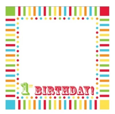 8 шт. подставки для фоторамок на 1-й день рождения ребенка украшения сувениры 4x4 дюйма - Изображение 1 из 4