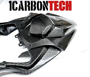 KIT COLA FIBRA CARBONO REAL KAWASAKI ZX-6R ZX-636 2019-2020-2021-22-2023-24-2025 - Imagen 1 de 12
