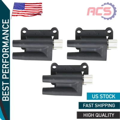 3pcs Ignition Coils For 1997-2004 Mitsubishi Montero Sport 3.0L 3.5L UF197 - Image 1 of 4