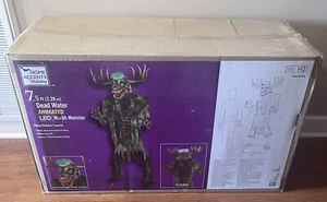 NEW 7.5 Ft Animated MARSH MONSTER HALLOWEEN HOME DEPOT ANIMATRONIC 2023 - Picture 1 of 7
