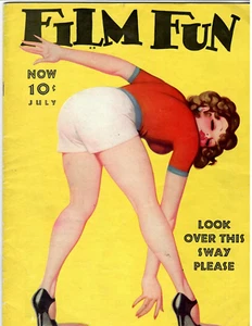 Vintage Men's Cheesecake & Movie FILM FUN Enoch Bolles Cover July 1939 - Picture 1 of 3