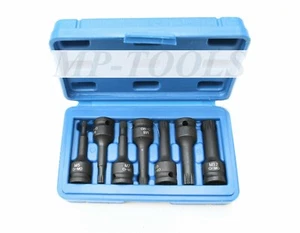 SET CHIAVI BUSSOLA IMPATTO 3/8 XZN 80MM M5 - M12 AVVITATORE CASSETTA 7 PZ - Foto 1 di 1