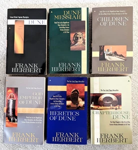 Frank Herbert = DUNE series = 6 original novels matching paperback set - Bild 1 von 5