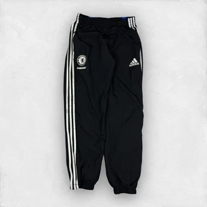 Adidas Herren Schwarz Weiß 3-Streifen Chelsea F.C. Hose klein - Bild 1 von 11