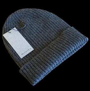 Brandneu mit Etikett Malloch’s Grange Geelong Lammwolle Beanie Mütze UVP 65 £ hergestellt in Schottland - Bild 1 von 3