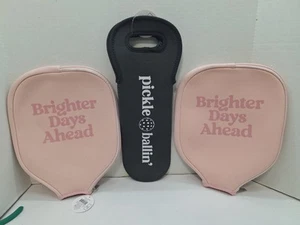 2 Pickleball Paddles Case & 1 Pickleball Ball/Wine Case - Picture 1 of 3