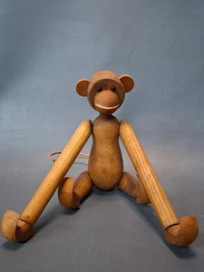 Bojsen Teak Holz Affe 60 er Jahre Vintage 25 cm - Bild 1 von 5
