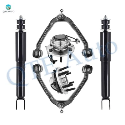 6 Front Upper Control Arm-Wheel Hub-Shock For 2002-2006 Chevrolet Avalanche 1500 - Image 1 of 4