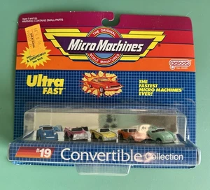 Vtg Galoob MICRO MACHINES Convertible Collection #19 6400 Mint On Card 1988 - Picture 1 of 7