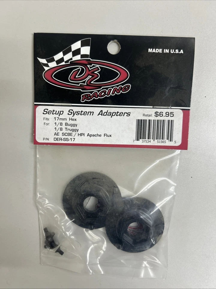 DE Racing 17mm Hex Adapters (2) [DER-SS-17] - Image 1 of 1