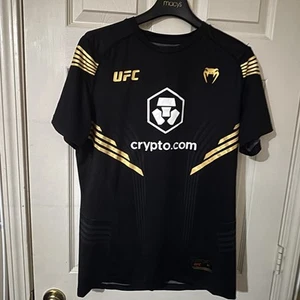 UFC Venum Men’s Large Black Gold Champion Walkout Jersey Rudy Velez - Picture 1 of 13