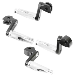 Silver MFP Rear Rider Foot Pegs 1.5 inch Extender For Speed Triple 1050 R 11-20 - Picture 1 of 5