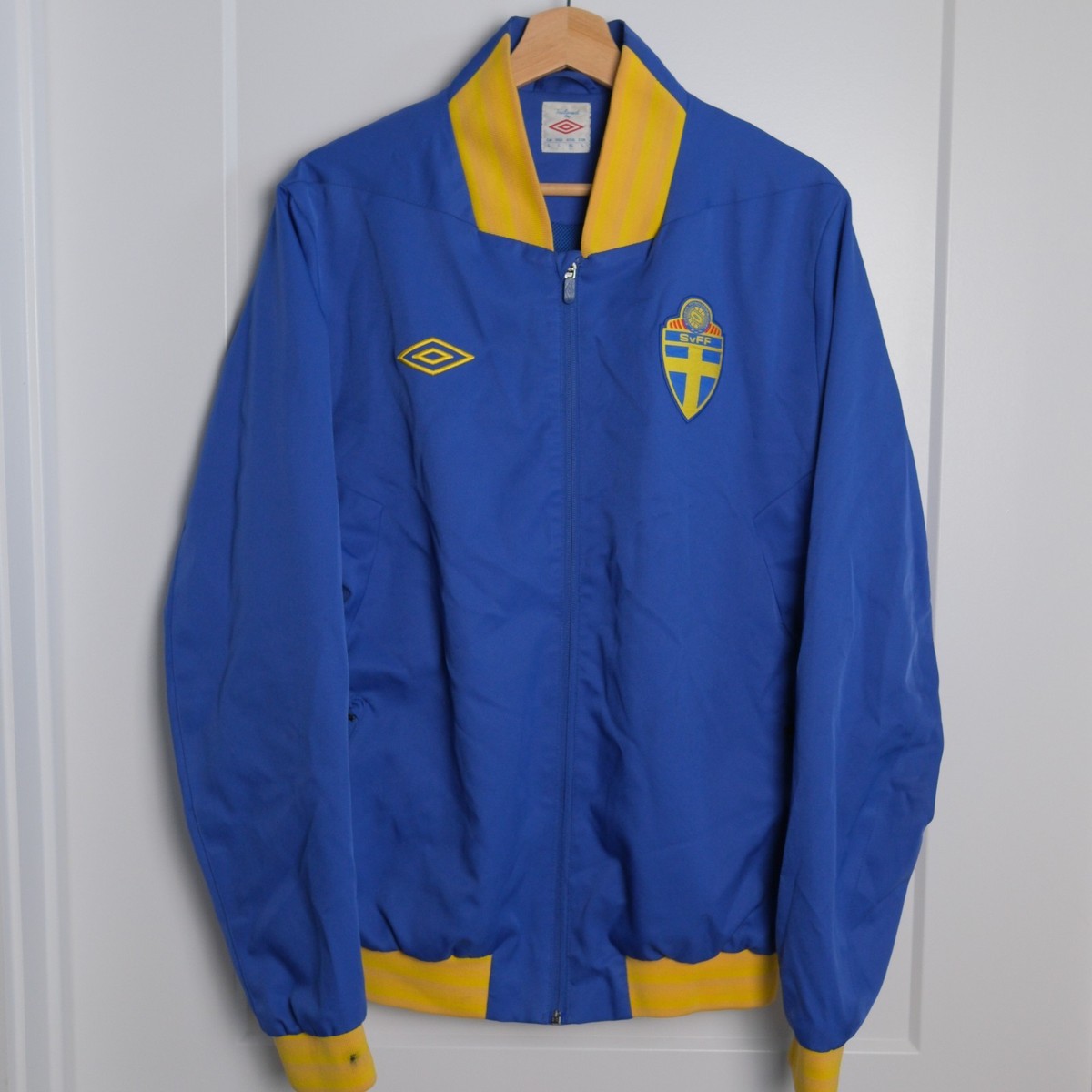 Umbro Suède Training Top Windproof – Taille M – Coupe-vent Suède Vintage