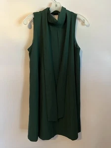 Shein Damen grün ärmelloses Kleid Größe Large gebraucht, in einwandfreiem Zustand schneller Versand - Bild 1 von 6